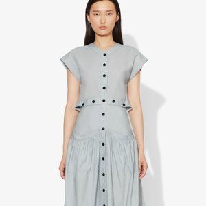 Proenza Schouler Buttoned Cotton Dress